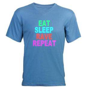 eat sleep rave repeat t-shirt